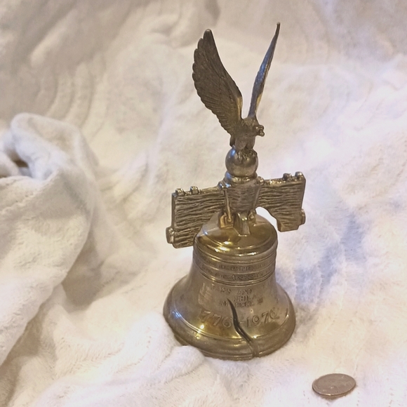 Other Liberty Bell Actual Bell With Eagle On Top Poshmark